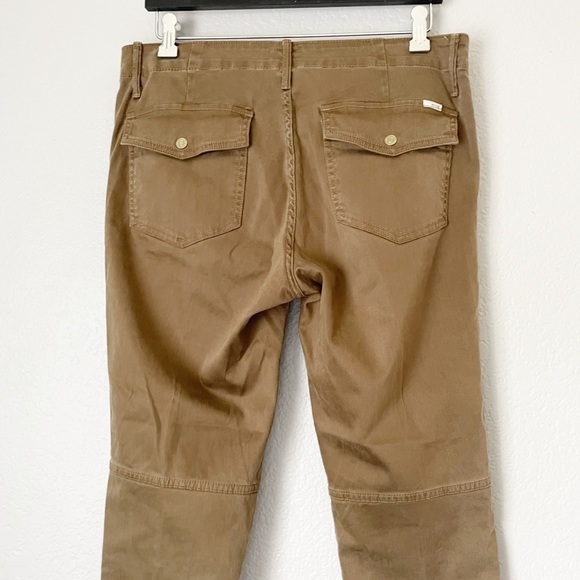 MOTHER Misfit Crop Moss Zipper Pants 27 - Picture 7 of 12